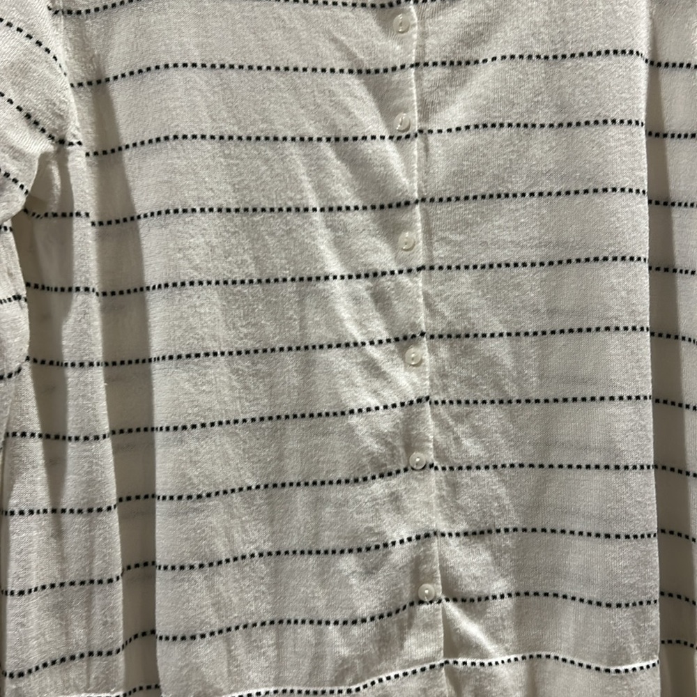 Halogen Button Back Pullover Scoop Neck Lightweig… - image 7